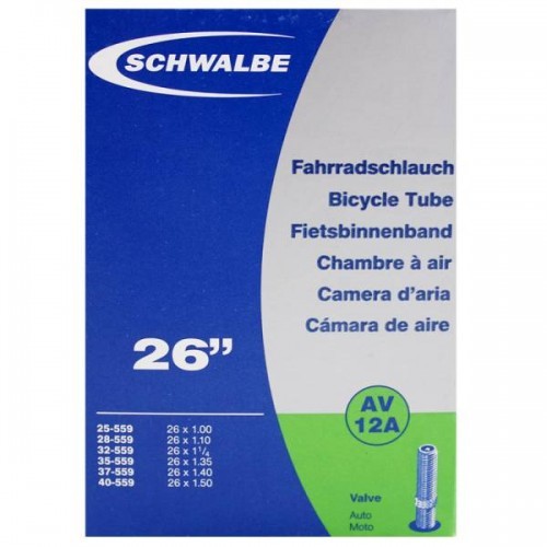 Αεροθάλαμος Schwalbe 26 x 1.00-1.50 (25/40-559) AV-12A