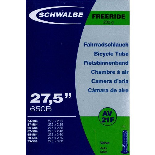 Αεροθάλαμος Schwalbe 27,5x2,10-3,00 Freeride AV 21F