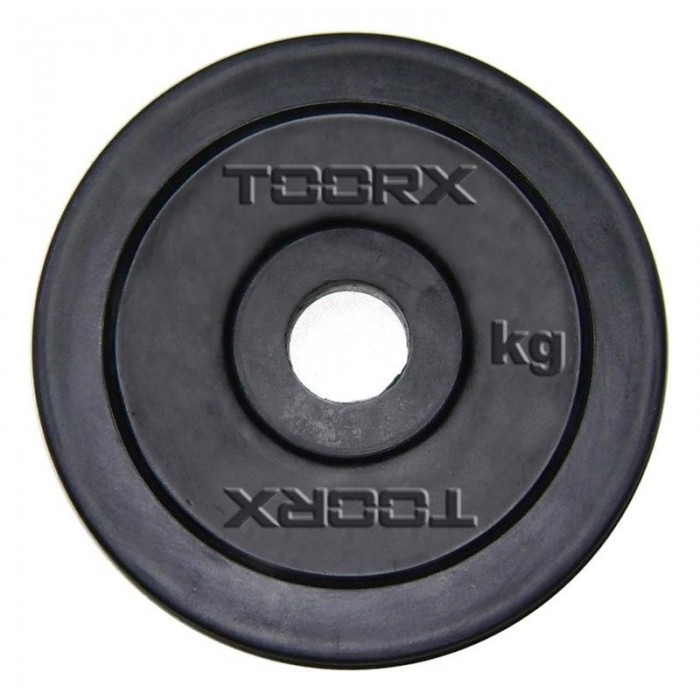 Μαύρος Πλαστικός Δίσκος 2 kg για Μπάρες Ø25mm Toorx