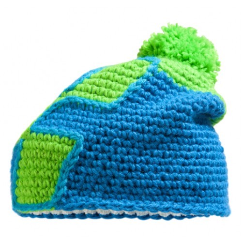 Cube Bobble Cap Icon 11690 - Green 'n' Blue