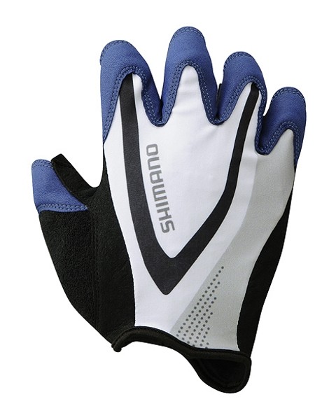 ΓΑΝΤΙΑ ΠΟΔΗΛΑΤΟΥ SHIMANO ΚΟΝΤΑ ΑΝΔΡΙΚΑ RACING, WHITE/ BLUE/ BLACK.