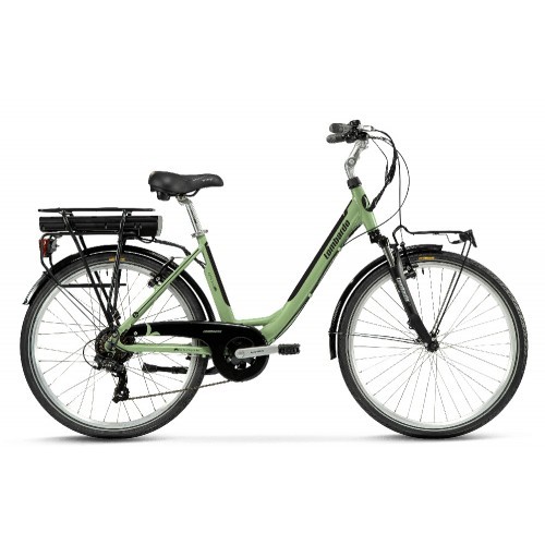 Lombardo Levanzo Sport E-Bike 26" Green Wood/Black Glossy