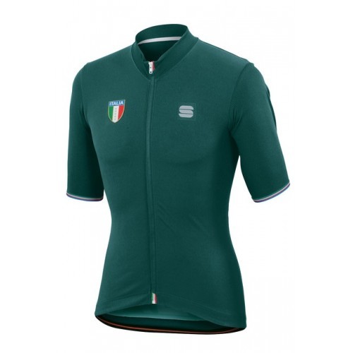 Μπλούζα με κοντό μανίκι Sportful ITALIA Jersey S/S - Green