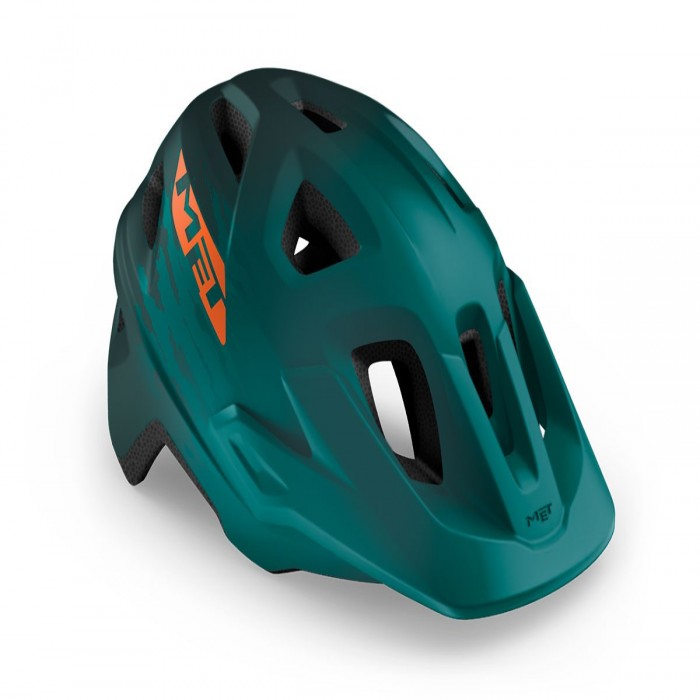 Κράνος MET Echo Alpine Green/Orange Matt