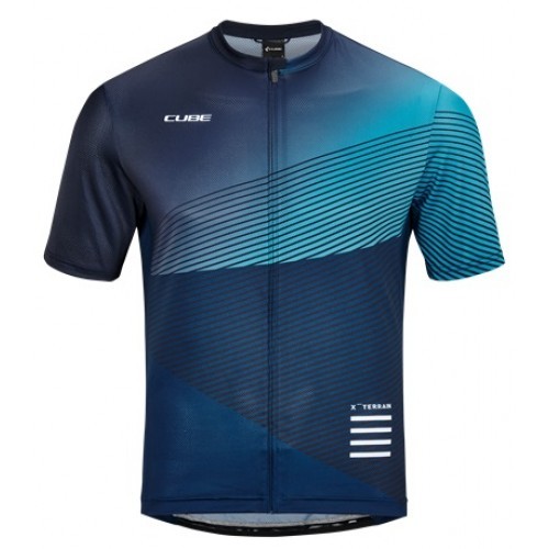 Μπλούζα με κοντό μανίκι Cube ATX Jersey Full Zip S/S - 11469