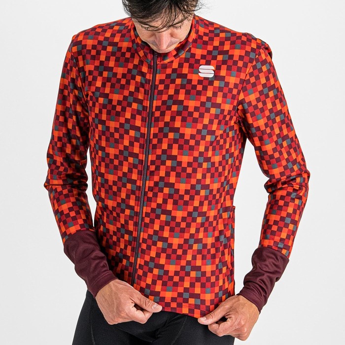 Χειμερινό jacket Sportful PIXEL JACKET - Red Wine