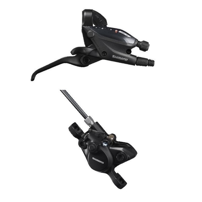 ΔΙΣΚΟΦΡΕΝΟ SHIMANO ΥΔΡΑΥΛ. ST-EF505(8R), 8SPD, BR-MT200(R), W/O ADAPTER, RESIN PAD, W/OLIVE&CONNECTER INSERT, ΚΑΛΩΔΙΟ SM-BH59-SS 1700MM BLACK, 600/300MM SP41, IND.PACK