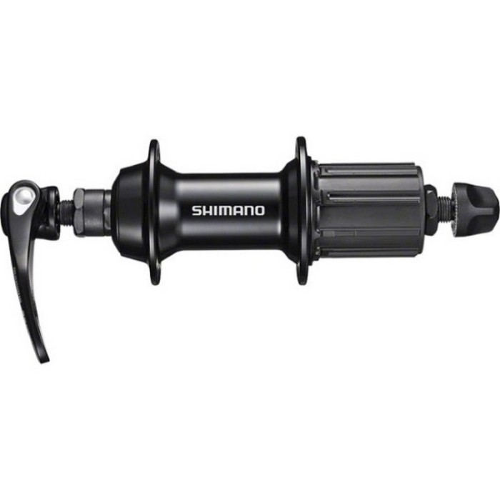 ΚΕΝΤΡΟ ΟΠΙΣΘΙΟ SHIMANO FH-RS400, QR(168)TYPE 36H 10/11-SPEED OLD:130MM AXEL:141MM, BLACK, IND.PACK