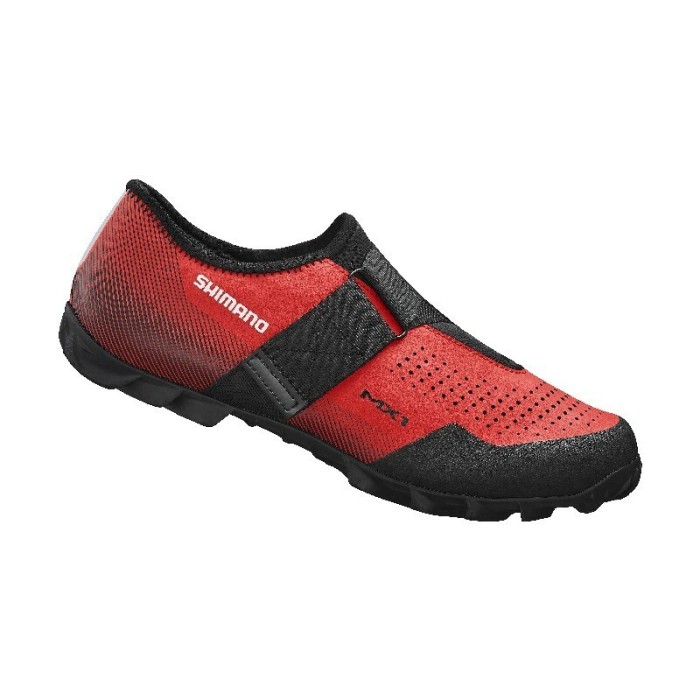 ΠΟΔΗΛΑΤΙΚΑ ΠΑΠΟΥΤΣΙΑ SHIMANO OFF-ROAD/CROSS COUNTRY SH-MX100, MEN RED, IND.PACK