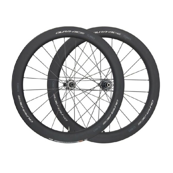 ΤΡΟΧΟΙ SHIMANO DURA-ACE WH-R9270-C60-HR-TL, F:24H/R:24H, FOR 12-S, OLD:100/142MM, F/R:12MM E-THRU, TUBELESS, W/TUBELESS TAPE, W/O BAG FOR CL DISC, IND.PACK