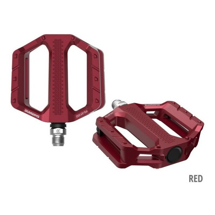 ΠΕΝΤΑΛ SHIMANO PD-EF202, W/O REFLECTOR, RED, IND.PACK