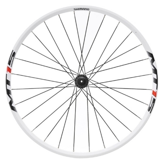 ΤΡΟΧΟΣ SHIMANO MTB 26'' ΕΜΠΡΟΣΘΙΟΣ WH-MΤ15 W, 28Η, CENTER LOCK, OLD:100MM, CLINCHER W/TAPE & NEW LOGO, WHITE, IND.