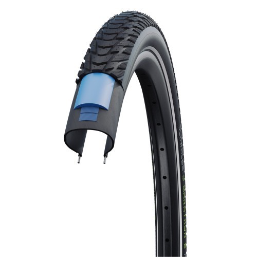 Ελαστικά Schwalbe Marathon Ε-Plus 29x2.15 με αντανακλαστική λωρίδα (Συρμάτινα)