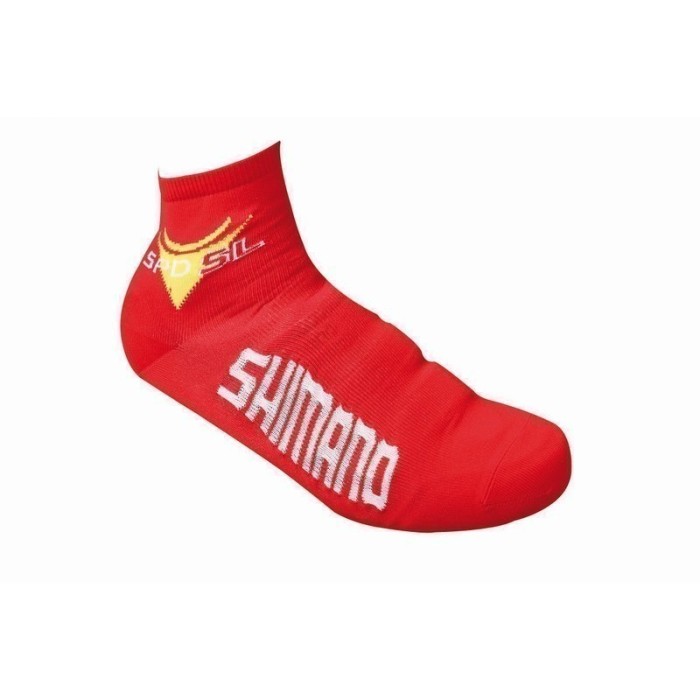 ΚΑΛΥΜΜΑ ΠΑΠΟΥΤΣΙΩΝ SHIMANO ΧΩΡΙΣ ΡΑΦΕΣ(POLYAMIDE) SCARLET RED ME LOGO "SPD-SL"