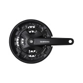 ΔΙΣΚΟΒΡΑΧΙΟΝΑΣ SHIMANO FC-MT101, FOR REAR 9-SPEED, 175MM, 44-32-22T W/CG, W/CRANK FIXING BOLT, CHAIN CASE NOT COMPATIBLE, BLACK, IND.PACK