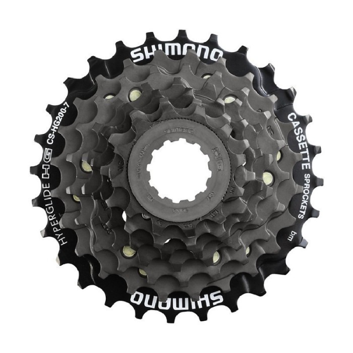 ΚΑΣΕΤΑ ΓΡΑΝΑΖΙΩΝ SHIMANO CS-HG200-7, 7-SPEED, 12-14-16-18-21-24-28, BULK