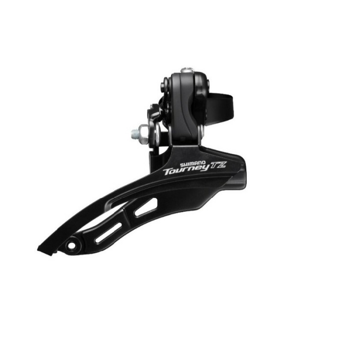 ΝΤΕΡΑΓΙΕΡ ΕΜΠΡΟΣΘΙΟ SHIMANO TZ FD-TZ500-DS6, FOR 3(FRICTION)X7/6, DOWN-SWING, TOP-PULL, 31.8MM BAND, CS-ANGLE:66-69, FOR TOP GEAR:42T, CL:47.5MM, BULK