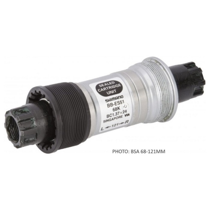 ΜΕΣΑΙΑ ΤΡΙΒΗ SHIMANO (OCTALINK) BB-ES51 BSA 73-118MM HOLLOW AXLE ΧΩΡΙΣ ΒΙΔΕΣ, IND.