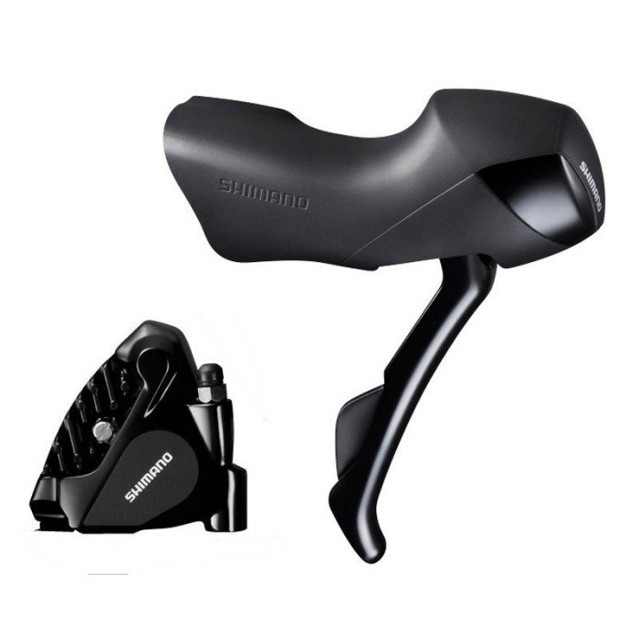 ΔΙΣΚΟΦΡΕΝΟ SHIMANO ΥΔΡΑΥΛ. ΟΠΙΣΘΙΟ BR-RS505-L (FLAT MOUNT) ΜΕ ST-RS505-L RIGHT, ΤΑΚΑΚΙΑ RESIN(W/FIN), ΚΑΛΩΔΙΟ SM-BH59 L 1000MM, FOR 140MM ROTOR, BLACK, IND.