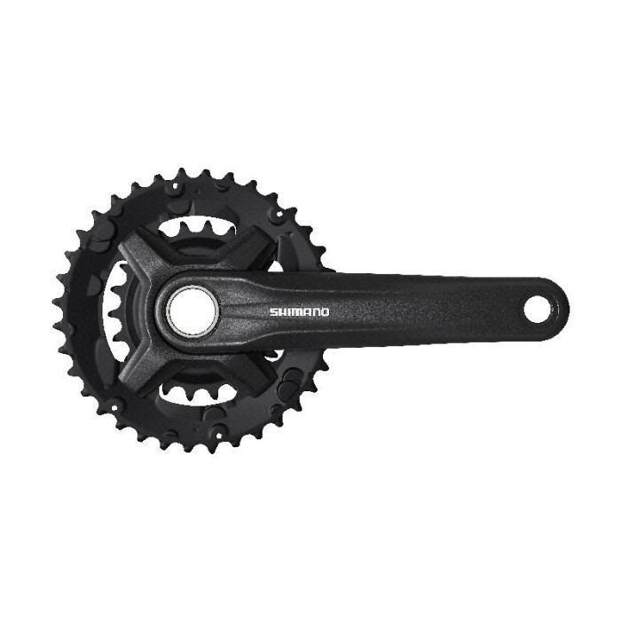ΔΙΣΚΟΒΡΑΧΙΟΝΑΣ SHIMANO FC-MT210-2, FOR REAR 9-SPEED, 2-PCS FC, 170MM, 36-22T W/O CG, W/O BB PARTS, FOR CHAIN LINE 48.8MM, BLACK, IND.PACK