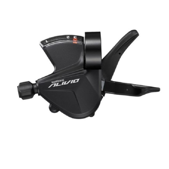 ΛΕΒΙΕ ΤΑΧΥΤΗΤΩΝ SHIMANO ALIVIO SL-M3100-L, LEFT, 3-SPEED RAPIDFIRE PLUS 1800MM INNER, W/ OPTICAL GEAR DISPLAY, IND.PACK