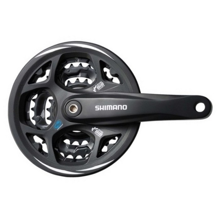ΔΙΣΚΟΒΡΑΧΙΟΝΑΣ SHIMANO FC-M311-L BLACK, 170MM, 42X32X22T 7/8SP. CN-HG, W/CG, CHAINCASE COMPATIBLE, IND.