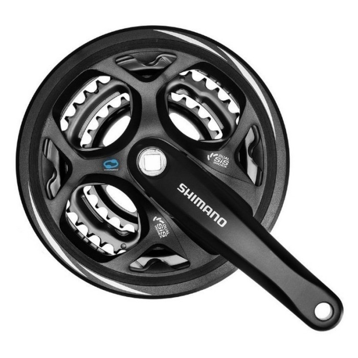 ΔΙΣΚΟΒΡΑΧΙΟΝΑΣ SHIMANO FC-M311-L BLACK, 170MM, 48X38X28T 7/8SP. CN-HG, ME ΠPOΣTATH, CHAINCASE COMPATIBLE, IND.