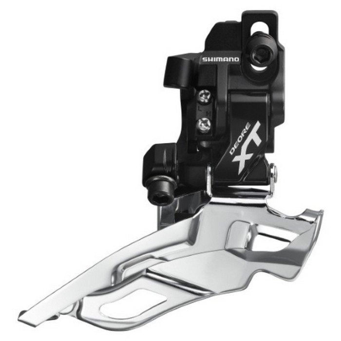 ΝΤΕΡΑΓΙΕΡ SHIMANO ΕΜΠΡΟΣΘΙΟ MTB FD-M781A-D L 3X10SP. DIRECT MOUNT, DUAL - D.S, ΓΙΑ 40/42Τ, ΓΩΝΙΑ CS:66-69, XT BLACK, IND.