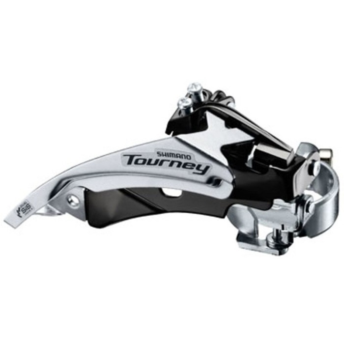 ΝΤΕΡΑΓΙΕΡ ΕΜΠΡΟΣΘΙΟ SHIMANO TOURNEY FD-TY510-TS3, TRIPLE, FOR REAR 6/7 SPEED, TOP SWING, DUAL PULL, BAND TYPE 34.9MM (INCL. ADAPTOR 31.8MM & 28.6MM), CS ANGLE 63-66, FOR 48T, CHAINLINE 47.5/50MM, IND.PACK