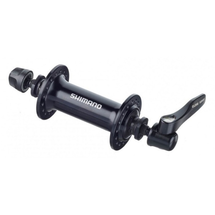 ΚΕΝΤΡΟ ΕΜΠΡΟΣΘΙΟ SHIMANO HB-RS400, 32H OLD:100MM, 108MM-AXLE QR:133MM, BLACK, IND.PACK