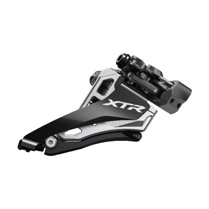 ΝΤΕΡΑΓΙΕΡ ΕΜΠΡΟΣΘΙΟ SHIMANO XTR FD-M9100-M, FOR 2X12, SIDE SWING, FRONT-PULL, 34.9MM BAND(W/28.6&31.8MM ADPT), CS-ANGLE 66-69, FOR TOP GEAR 38T, CL 48.8/51.8MM,IND.PACK