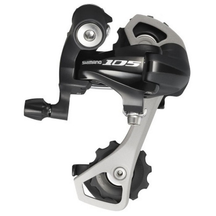 ΝΤΕΡΑΓΙΕΡ ΟΠΙΣΘΙΟ SHIMANO 105 RD-5701-GS, 10 SPEED, DIRECT ATTACHMENT, COMPATIBLE WITH LOW GEAR 27-32T FOR DOUBLE / 25-30T FOR TRIPLE, BLACK, IND.PACK