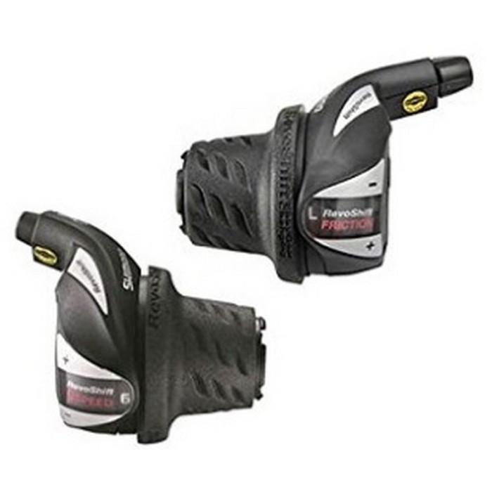 ΛΕΒΙΕ ΤΑΧΥΤΗΤΩΝ SHIMANO TOURNEY SL-RS36, 6X3 SPEED, LEFT FRICTION, REVO, INNER CABLE 1800MM/2050MM, OUTER CASING 600X600X300MM BLACK, IND.PACK