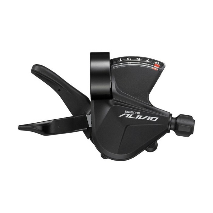 ΛΕΒΙΕ ΤΑΧΥΤΗΤΩΝ SHIMANO ALIVIO SL-M3100-R, RIGHT, 9-SPEED RAPIDFIRE PLUS 2050MM INNER, W/ OPTICAL GEAR DISPLAY, IND.PACK