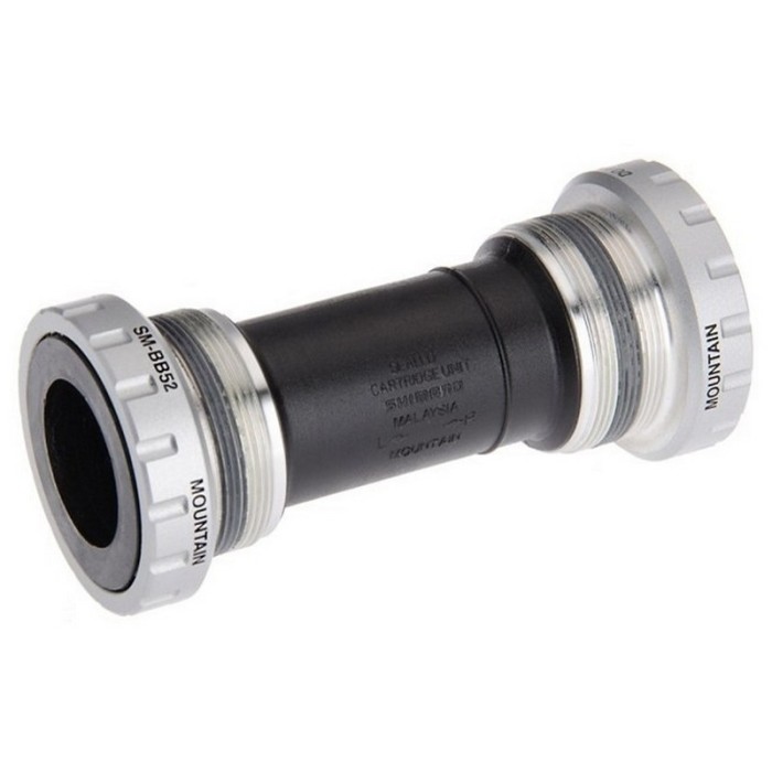 ΕΞΑΡΤΗΜΑΤΑ ΜΕΣΑΙΑΣ ΤΡΙΒΗΣ SHIMANO MTB SM-BB52, (BSA) ΓΙΑ ΚΙΒΩΤΙΟ 83MM, ΜΕ ΠΟΤΗΡΙΑ ΡΟΥΛΕΜΑΝ ΚΑΙ ΚΑΛΥΜΜΑ ΑΞΟΝΑ, IND.