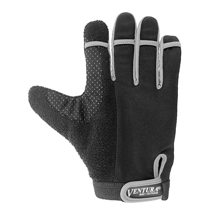 ΓΑΝΤΙΑ VENTURA LONG GEL BICYCLE BLACK/GREY M