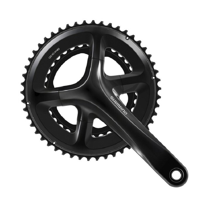 ΔΙΣΚΟΒΡΑΧΙΟΝΑΣ SHIMANO FC-RS520, FOR REAR 12-SPEED, 2-PCS FC, 170MM, 50-34T W/O CG, W/O BB PARTS, BLACK, BULK