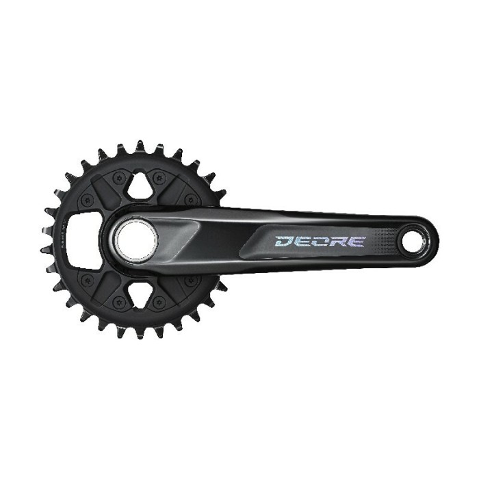 ΔΙΣΚΟΒΡΑΧΙΟΝΑΣ SHIMANO FC-M6100-1, DEORE, FOR REAR 12-SPEED, 2-PCS FC, 175MM, 30T W/O CG, W/O BB PARTS, FOR CHAIN LINE 52MM, IND.PACK
