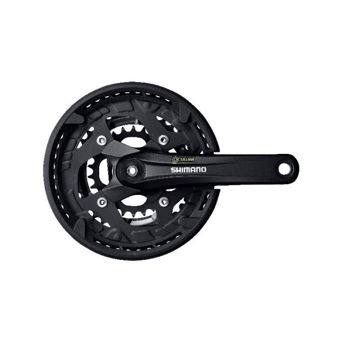 ΔΙΣΚΟΒΡΑΧΙΟΝΑΣ SHIMANO FC-T4010, 170MM OCTALINK, 44X32X22T W/CG, FOR REAR 9-SPEED, CHAIN CASE COMPATIBLE, BLACK,SHIMANO LOGO, IND.PACK