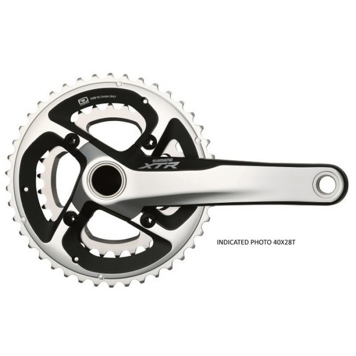 ΔΙΣΚΟΒΡΑΧΙΟΝΑΣ SHIMANO MTB FC-M985 172,5MM 40X28T HOLLOWTECH 2 ΜΕ ΠΟΤΗΡΙΑ, CHAIN LINE 49MM, XTR, IND.