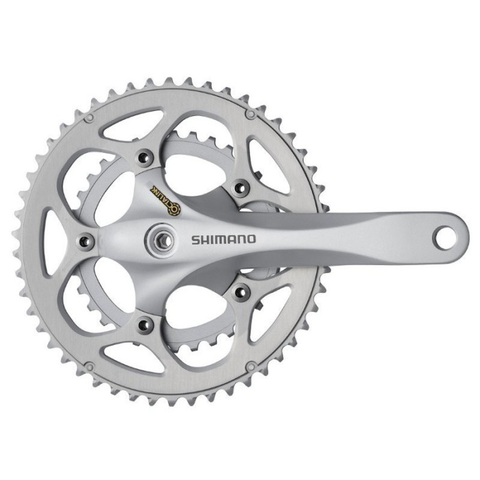 ΔΙΣΚΟΒΡΑΧΙΟΝΑΣ SHIMANO FC-R345-S, DOUBLE 175MM 50X34T FOR REAR 9-SPEED OCTALINK, W/O CG, SILVER, IND.PACK