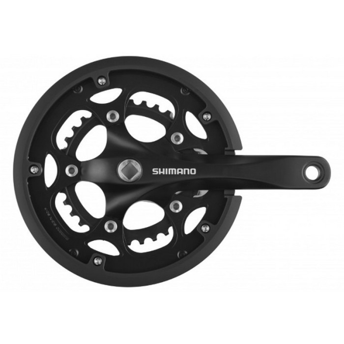 ΔΙΣΚΟΒΡΑΧΙΟΝΑΣ SHIMANO FC-RS200, 175MM, 50X34T FOR REAR 8-SPEED,W/CG, W/CRANK FIXING BOLT, BLACK, IND.PACK