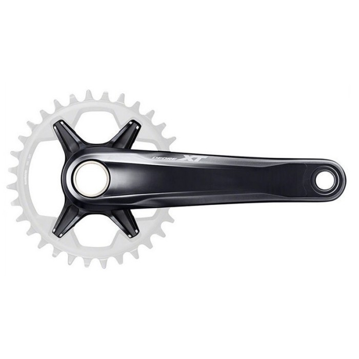 ΔΙΣΚΟΒΡΑΧΙΟΝΑΣ SHIMANO DEORE XT FC-M8120-1, FOR REAR 12-SPEED, HOLLOWTECH 2, 175MM, W/O CHAINRING, W/O CG, W/O BB PARTS, CHAIN LINE 3MM OUTBOARD, W/TL-FC41, IND.PACK