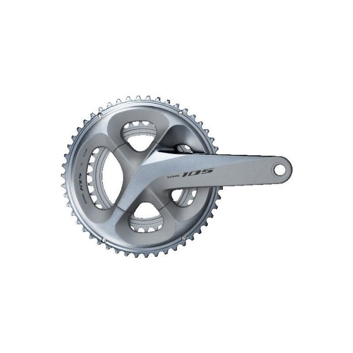 ΔΙΣΚΟΒΡΑΧΙΟΝΑΣ SHIMANO 105 FC-R7000, 52-36T, CRANK ARM 172.5MM, FOR REAR 11-SPEED, HOLLOWTECH 2, W/O CG, W/O BB PARTS, SILVER, IND.PACK