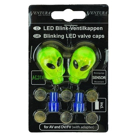 ΚΑΠΑΚΙΑ ΒΑΛΒΙΔΑΣ VENTURA ALIEN 1GREEN LED 519976