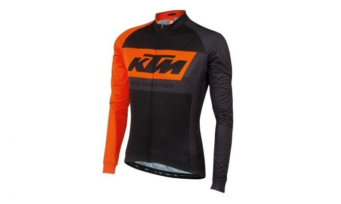 ΜΠΛΟΥΖΑ ΜΑΚΡΥΜΑΝΙΚΗ KTM FACTORY TEAM RACE JERSEY L BLACK/ORANGE/GREY