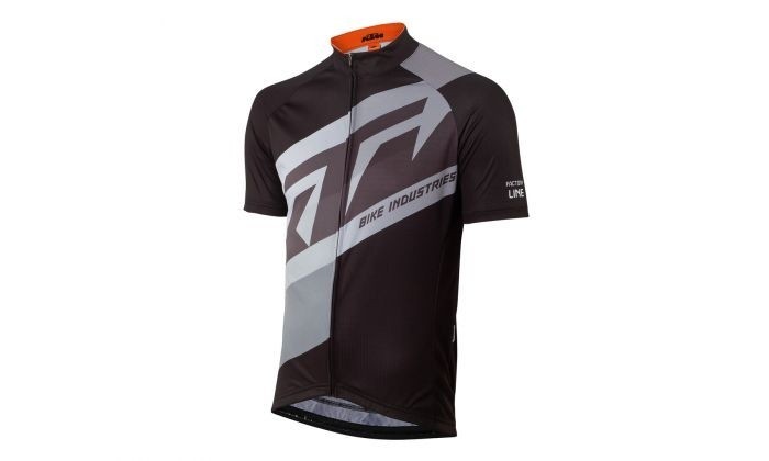 KTM ΜΠΛΟΥΖΑ FACTORY LINE RACE SHORTSLEEVE  BLACK/GREY