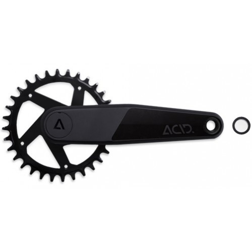 Δισκοβραχίονας Acid Set MTB Black 175mm 32T