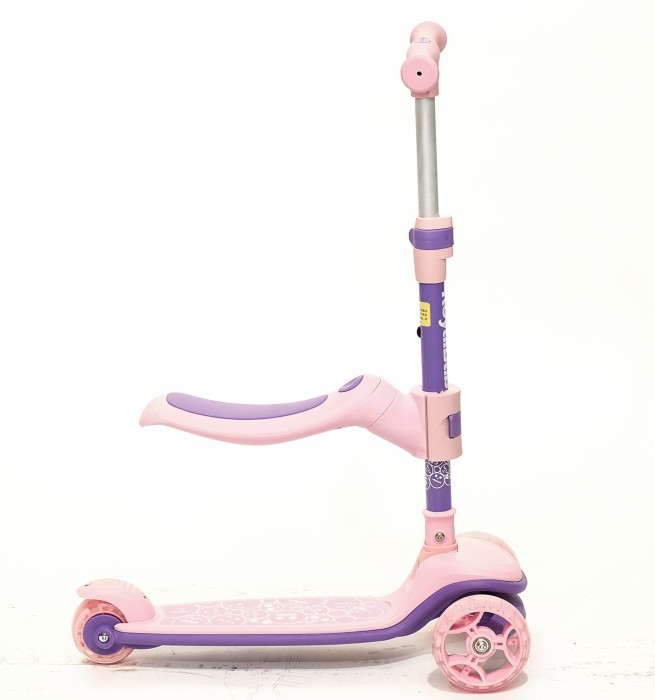 ΠΑΤΙΝΙ ROYAL BABY 2 ΣΕ 1 ΜΕ ΚΑΘΙΣΜΑ 091M PINK