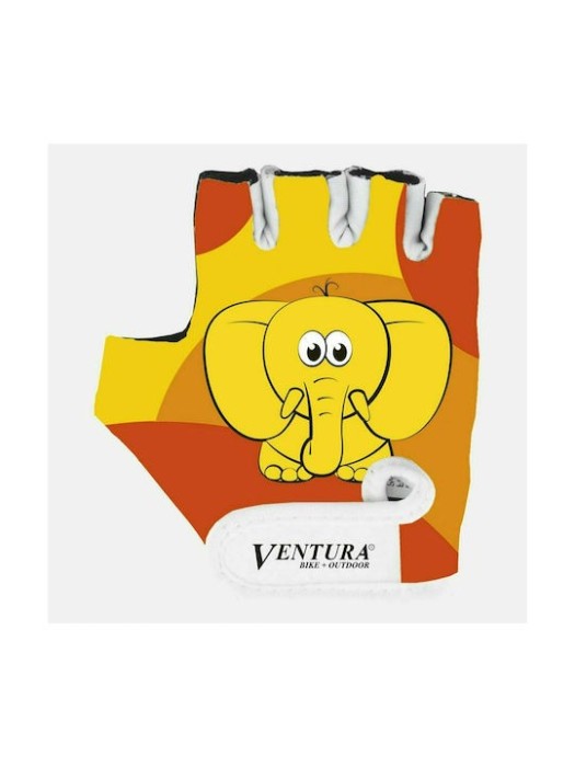 Ventura Παιδικά Γάντια Ποδηλασίας Half Finger Glove elephant